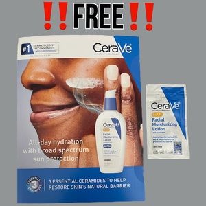 ‼️FREE‼️NEW‼️CeraVe AM Facial Moisturizing Lotion Sample
